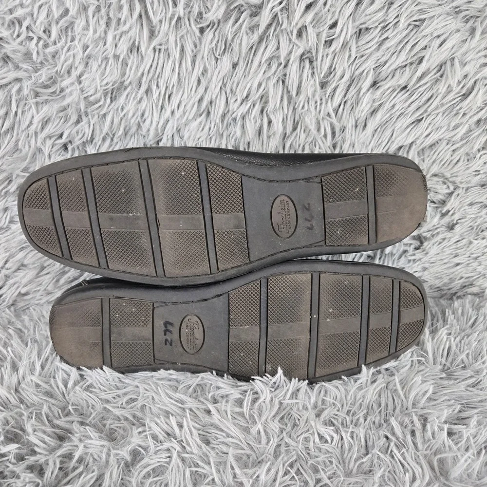 Florsheim Mens 13 Black Brown Leather Penny Loafer Driving Mocs‎ 13324